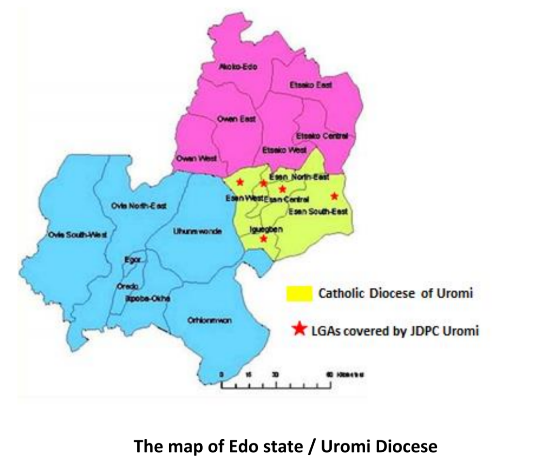 Map of operational area