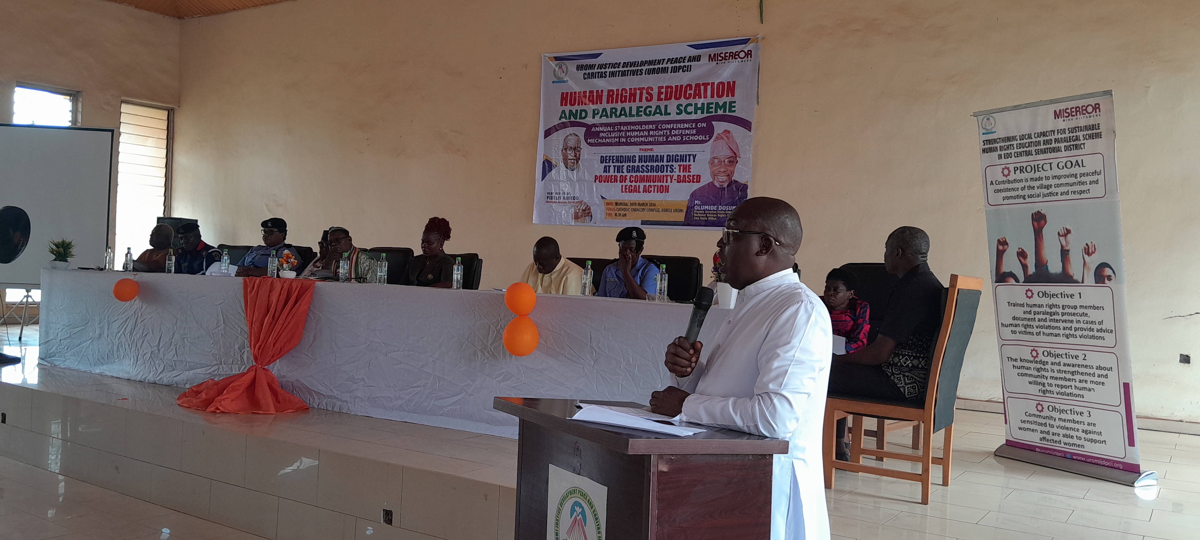 ANNUAL STAKEHOLDERS' CONFREENCE ON INCLUSIVE HUMAN RIGHTS DEFENSE MACHANISM IN COMMUNITIES
