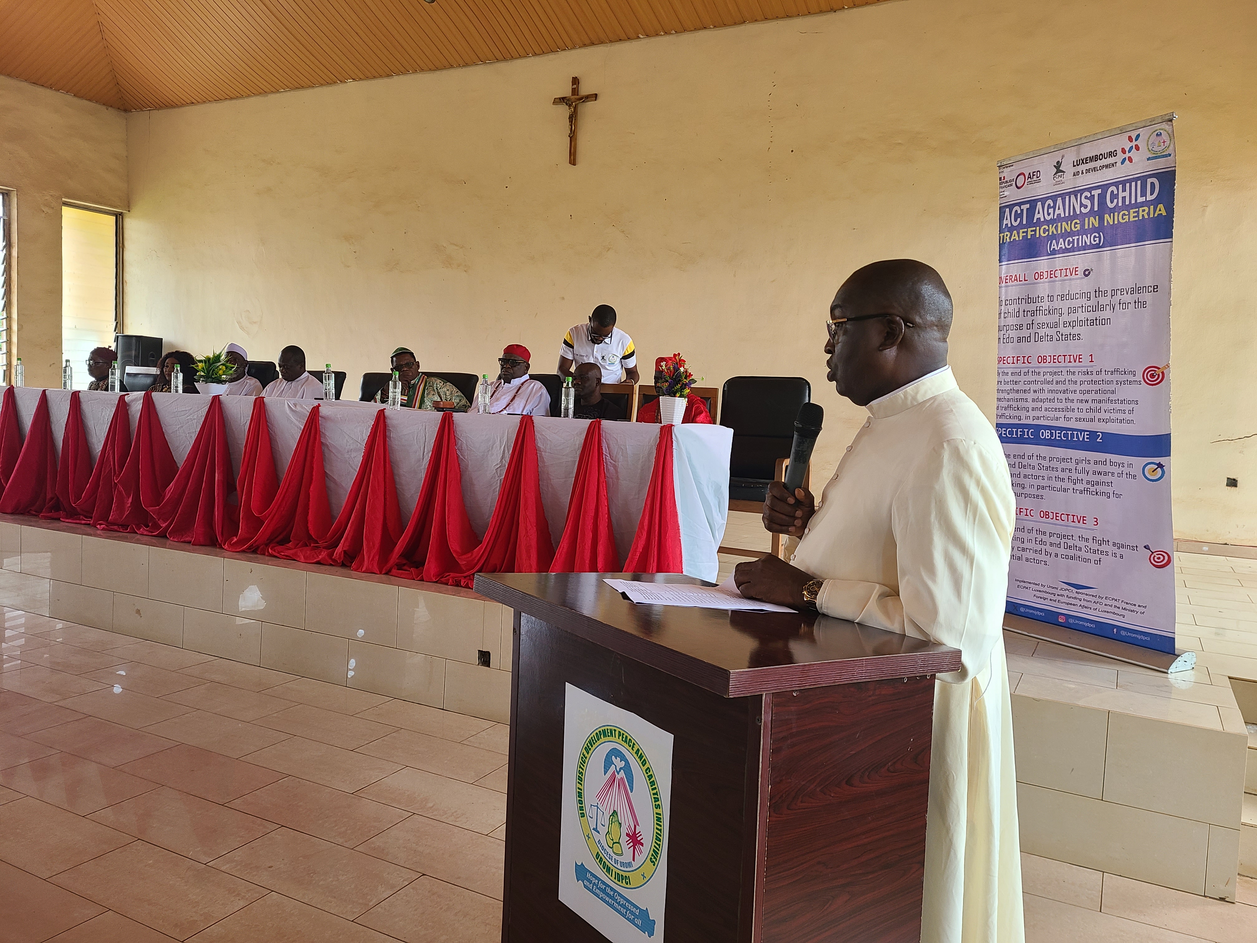 UROMI JDPCI HOLDS ANNUAL MEETING WITH COMMUNITY AND RELIGIOUS LEADERS ON CHILD TRAFFICKING PREVENTION AND RESPONSE