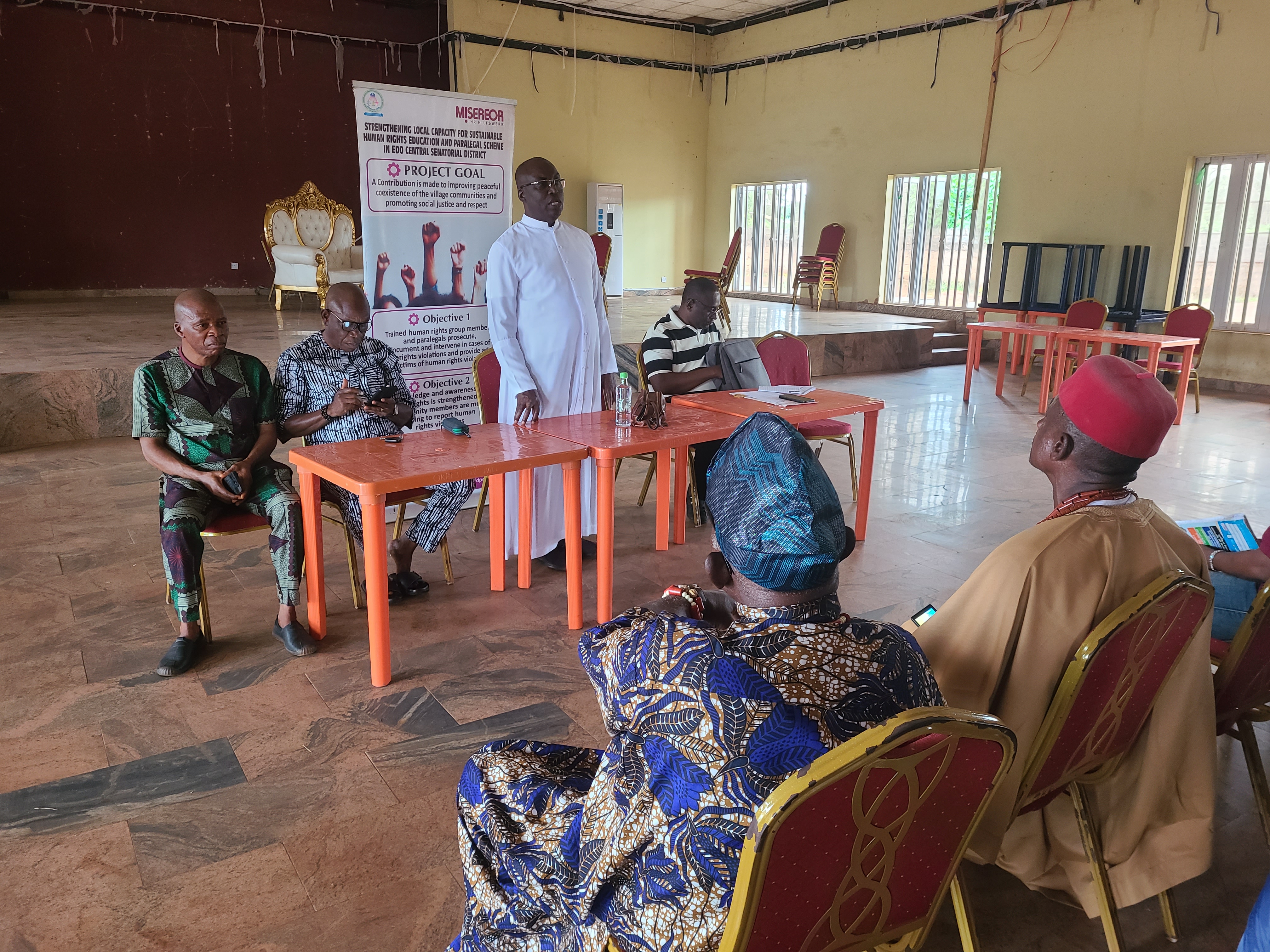 UROMI JDPCI HELD ITS QUARTERLY HUMAN RIGHTS REVIEW MEETINGS ACROSS EDO CENTRAL SENATORIAL DISTRICT