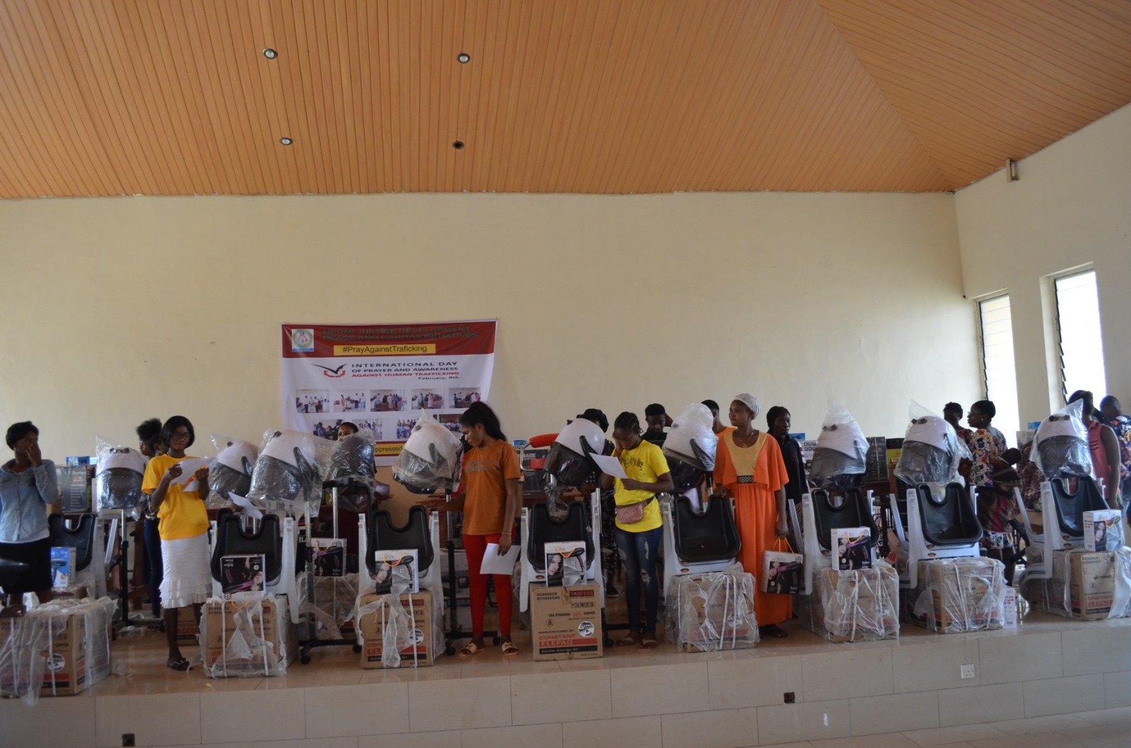 Provision of Start-Up Kits to Returned Migrants. Courtesy SCOPPH-T Project